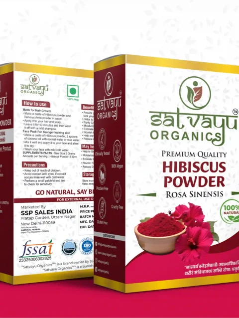 Satvayu Organics Hibiscus Powder for Hair Care