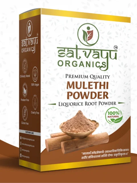Satvayu Organics Mulethi Powder for Face and Skin Care