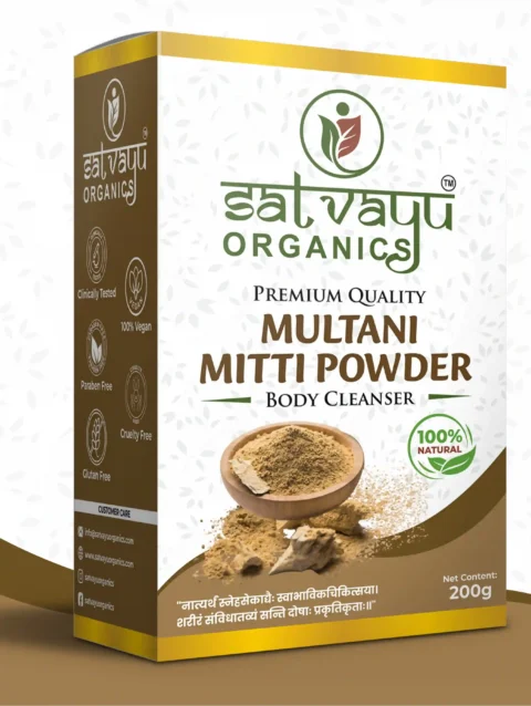 Satvayu Organics Multani Mitti Powder for Face Care