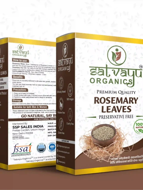 Satvayu Organics Dried Rosemary Leaves for Hair Care