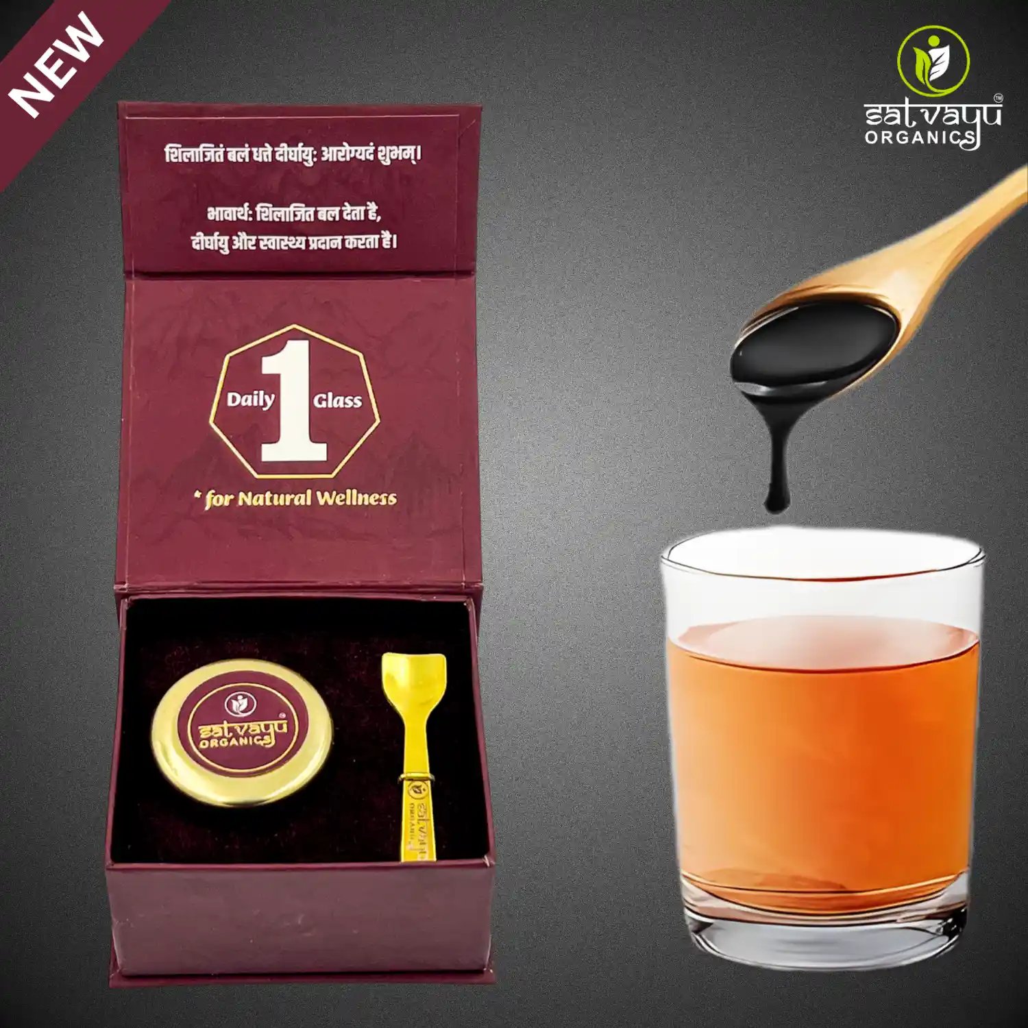 Satvayu Organics Natural Shilajit Resin